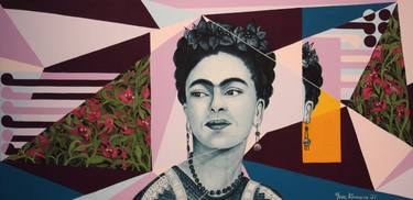 Tribute to Frida Kahlo featuring Gordon Walters and Bugambilias thumb