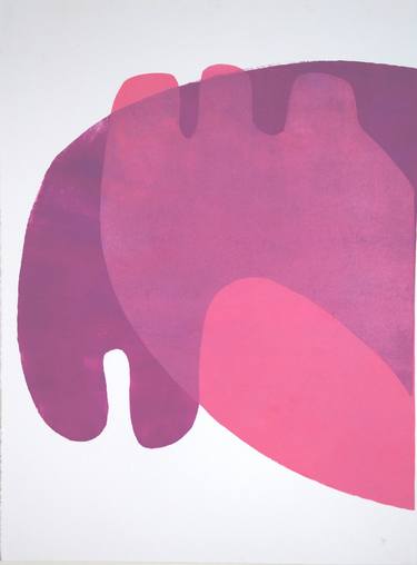 Original Abstract Geometric Printmaking by Samantha Thompson