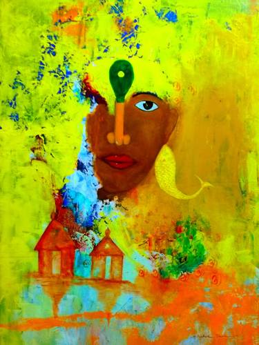 Original Abstract Religious Paintings by Shekhar Pawar