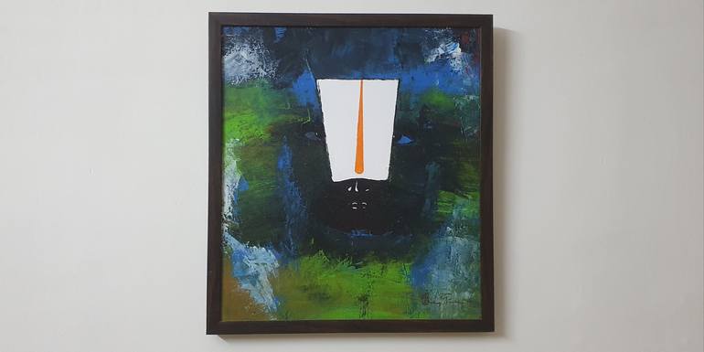 Original Abstract Religious Painting by Shekhar Pawar