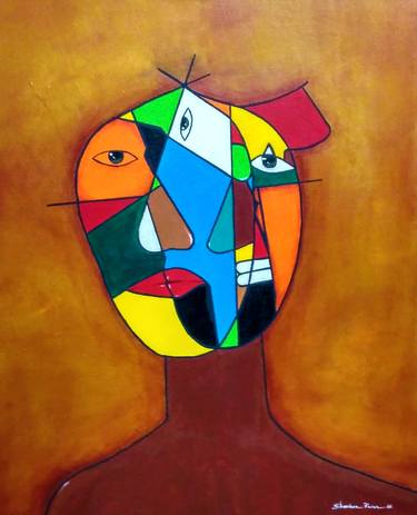 Original Abstract Expressionism Abstract Paintings by Shekhar Pawar