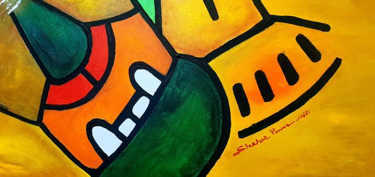 Original Abstract Painting by Shekhar Pawar