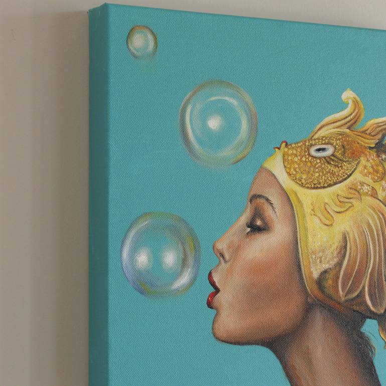 Original Figurative Sports Painting by Salma Nasreldin