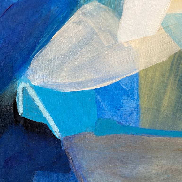 Original Abstract Painting by Michele De La Menardiere
