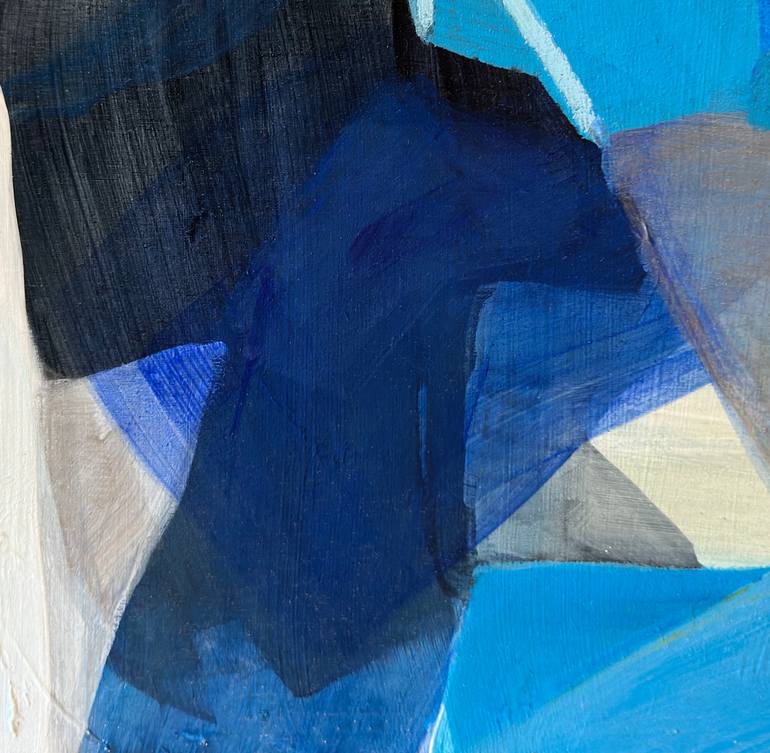 Original Abstract Painting by Michele De La Menardiere