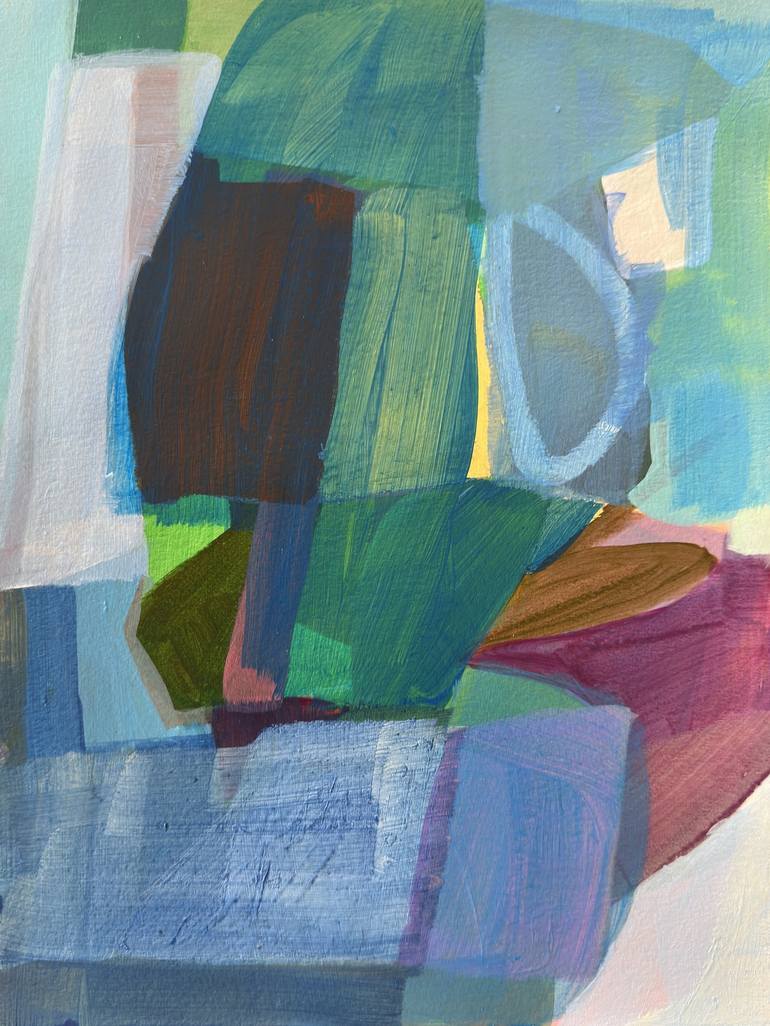 Print of Abstract Expressionism Abstract Paintings by Michele De La Menardiere