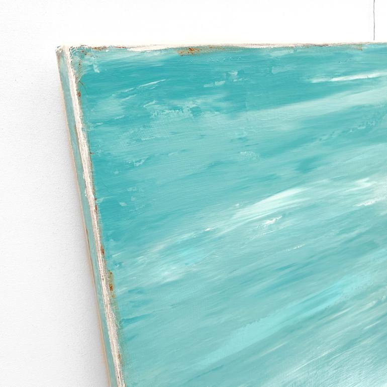 Original Color Field Painting Beach Painting by Sabina D'Antonio