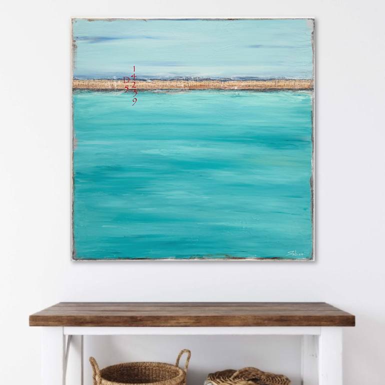 Original Contemporary Seascape Painting by Sabina D'Antonio