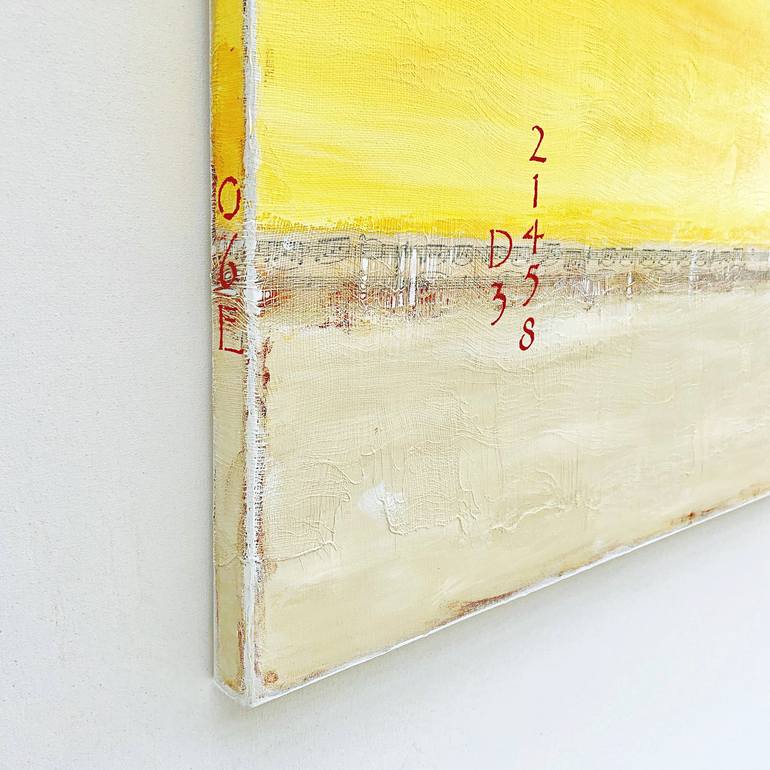 Original Abstract Beach Painting by Sabina D'Antonio