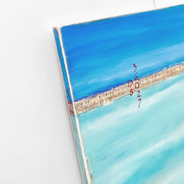 Original Beach Painting by Sabina D'Antonio