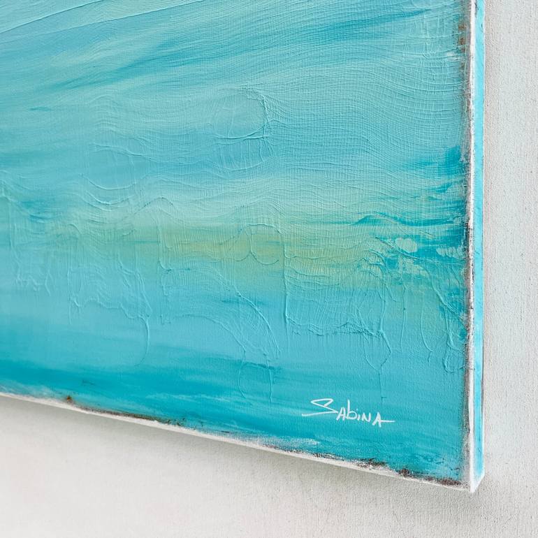 Original Color Field Painting Seascape Painting by Sabina D'Antonio