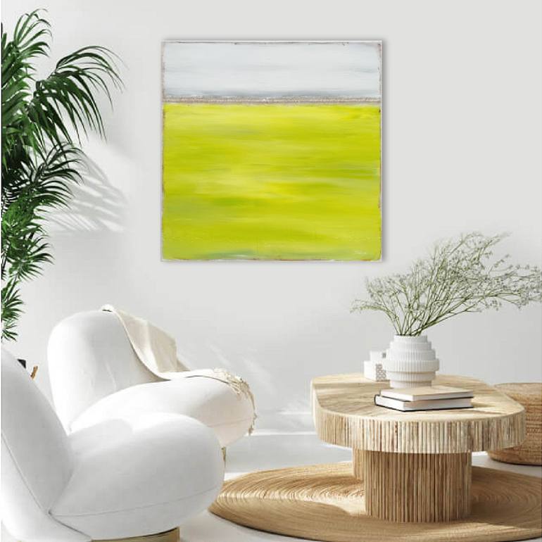 Original Color Field Painting Beach Painting by Sabina D'Antonio