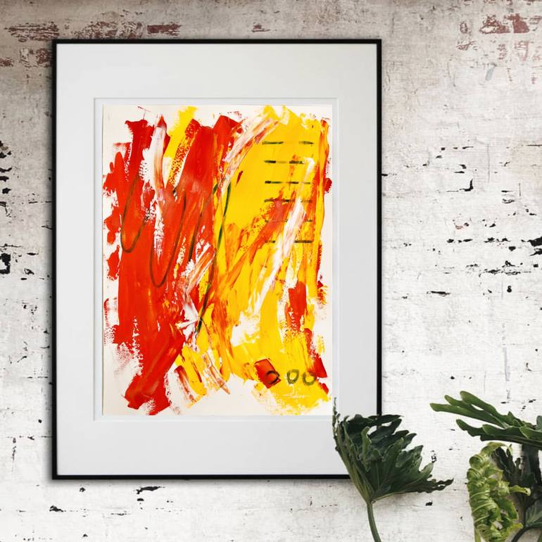 Original Abstract Expressionism Abstract Painting by Sabina D'Antonio