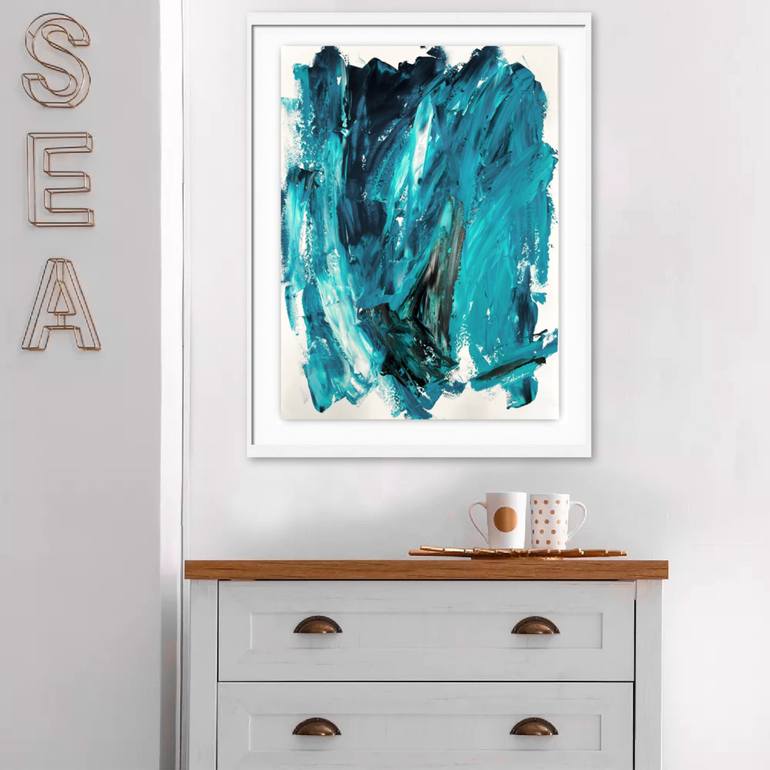 Original Abstract Expressionism Abstract Painting by Sabina D'Antonio