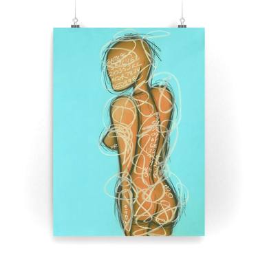 Original Figurative Women Drawing by Sabina D'Antonio