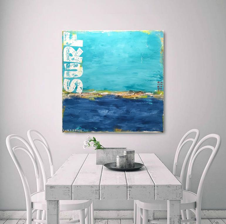 Original Beach Painting by Sabina D'Antonio