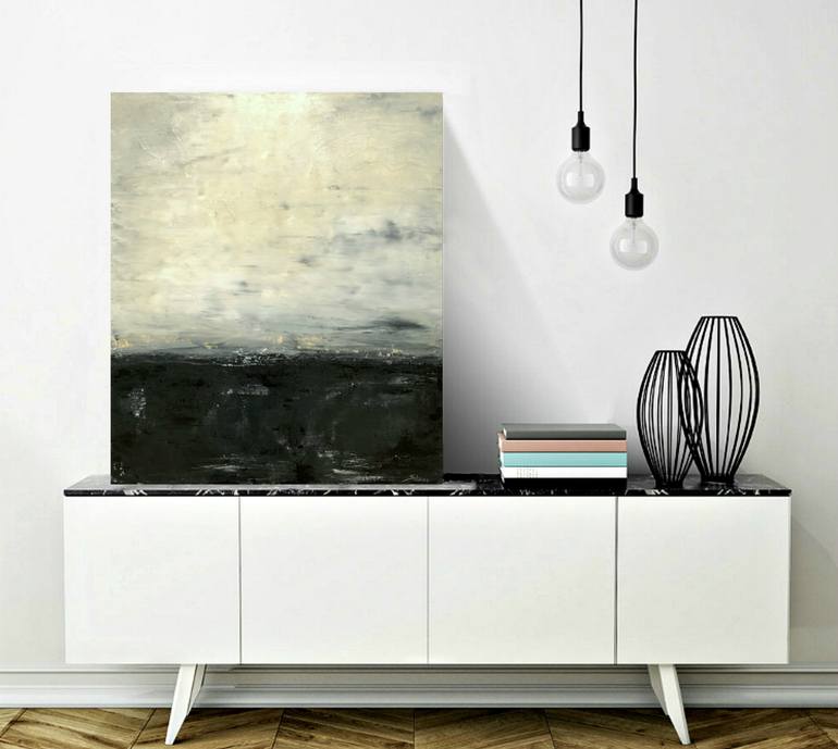 Original Abstract Landscape Painting by Sabina D'Antonio