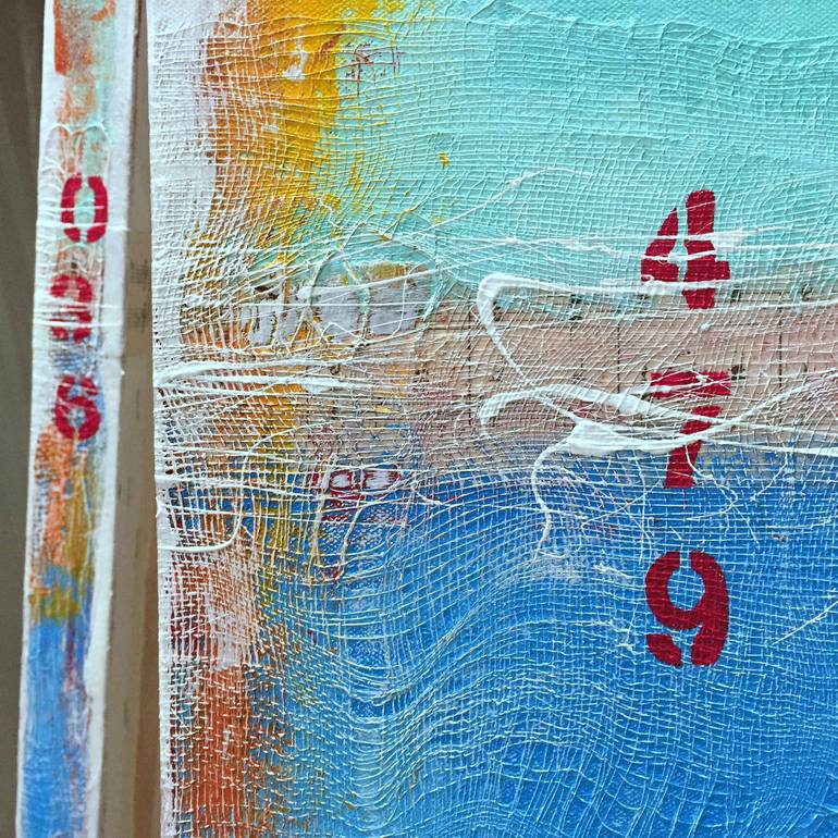 Original Abstract Seascape Painting by Sabina D'Antonio