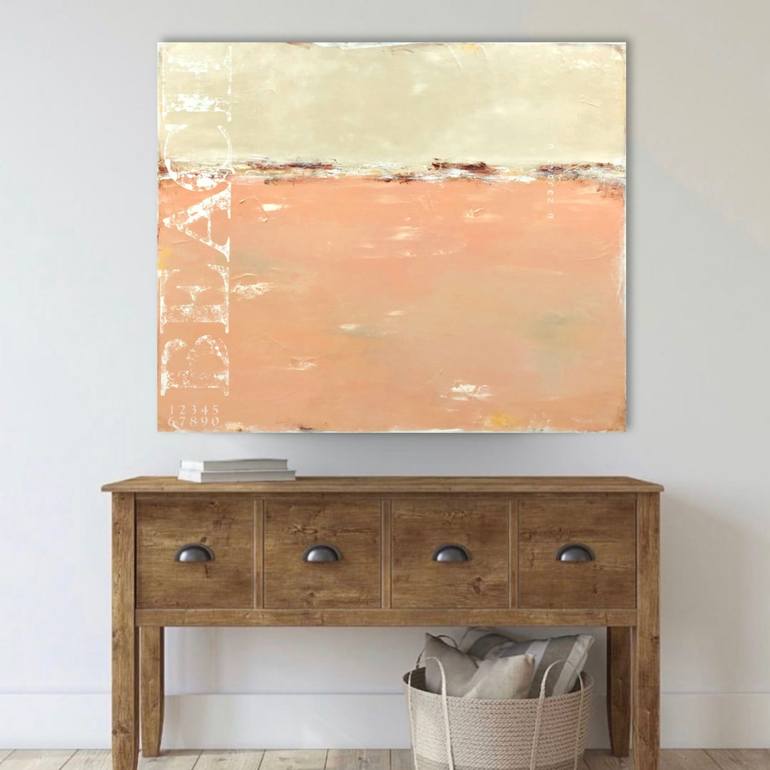 Original Abstract Beach Painting by Sabina D'Antonio