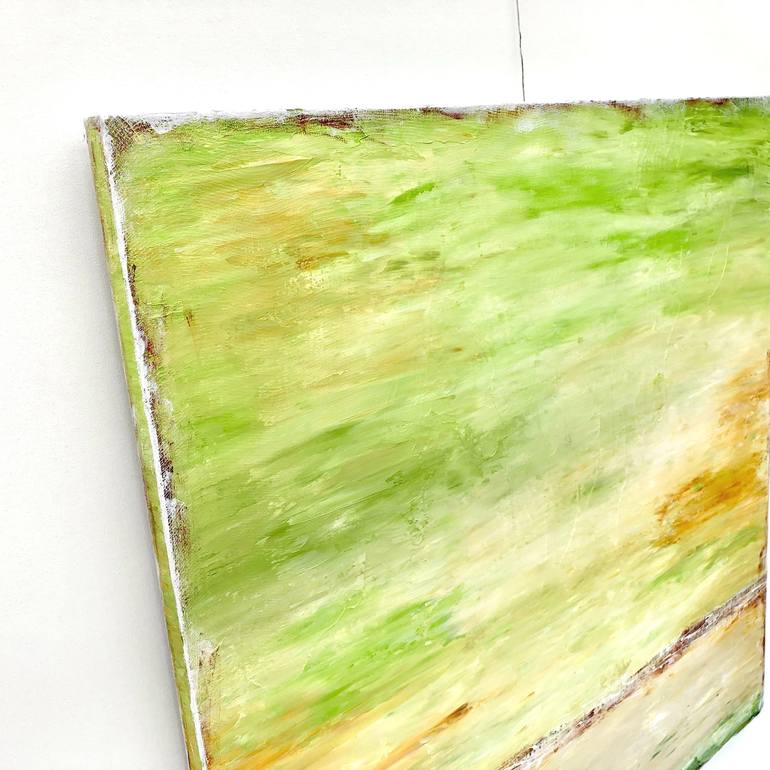 Original Abstract Beach Painting by Sabina D'Antonio