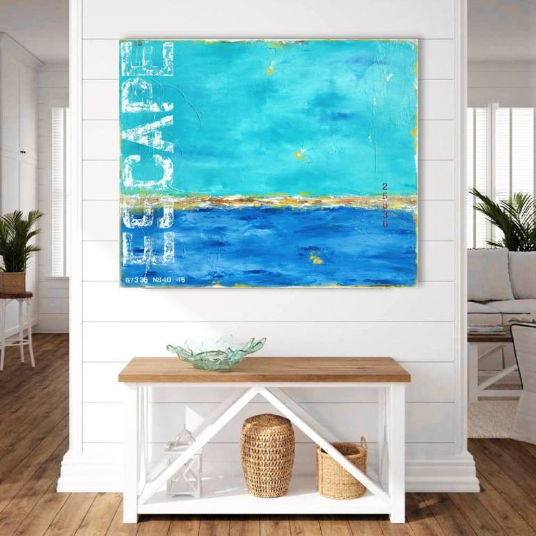 Original Beach Painting by Sabina D'Antonio