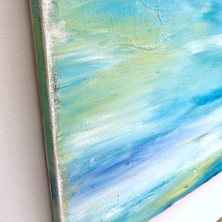 Original Abstract Beach Painting by Sabina D'Antonio