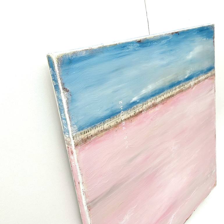 Original Abstract Beach Painting by Sabina D'Antonio