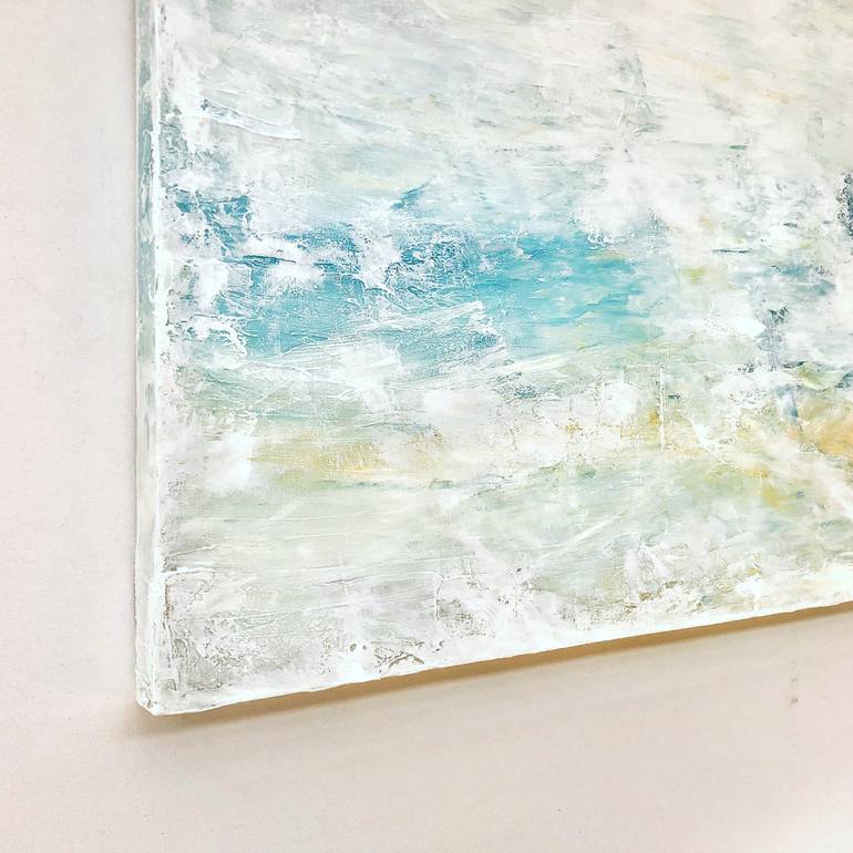 Original Abstract Beach Painting by Sabina D'Antonio