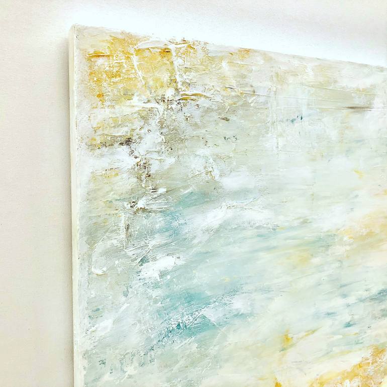 Original Abstract Beach Painting by Sabina D'Antonio