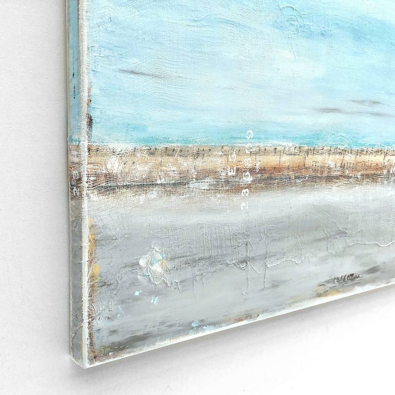 Original Abstract Beach Painting by Sabina D'Antonio