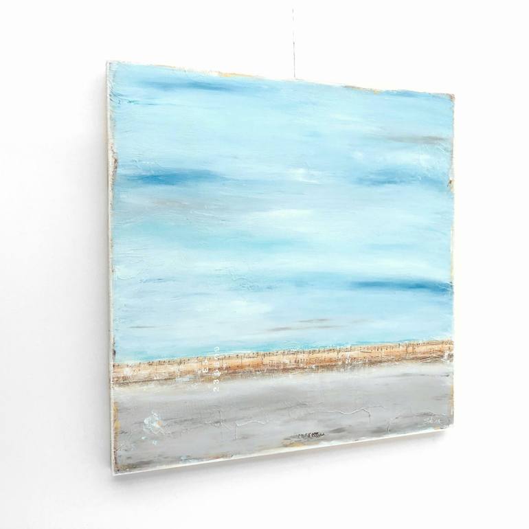 Original Abstract Beach Painting by Sabina D'Antonio