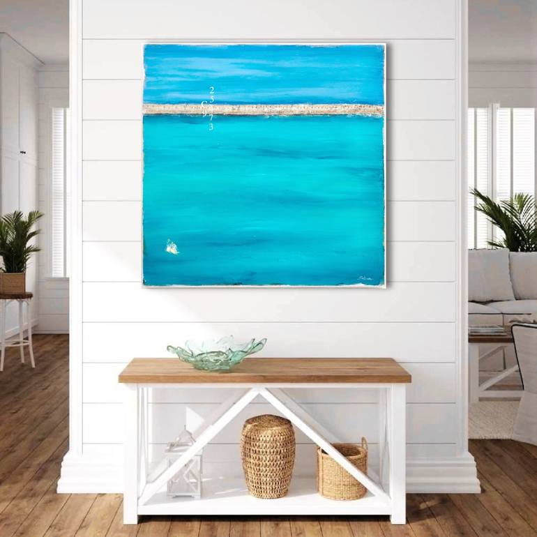 Our Ocean View Painting by Sabina D'Antonio | Saatchi Art