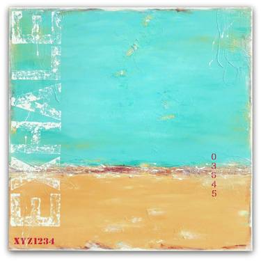 Whispering Seas - Abstract Beach Pop Art Landscape Seascape thumb