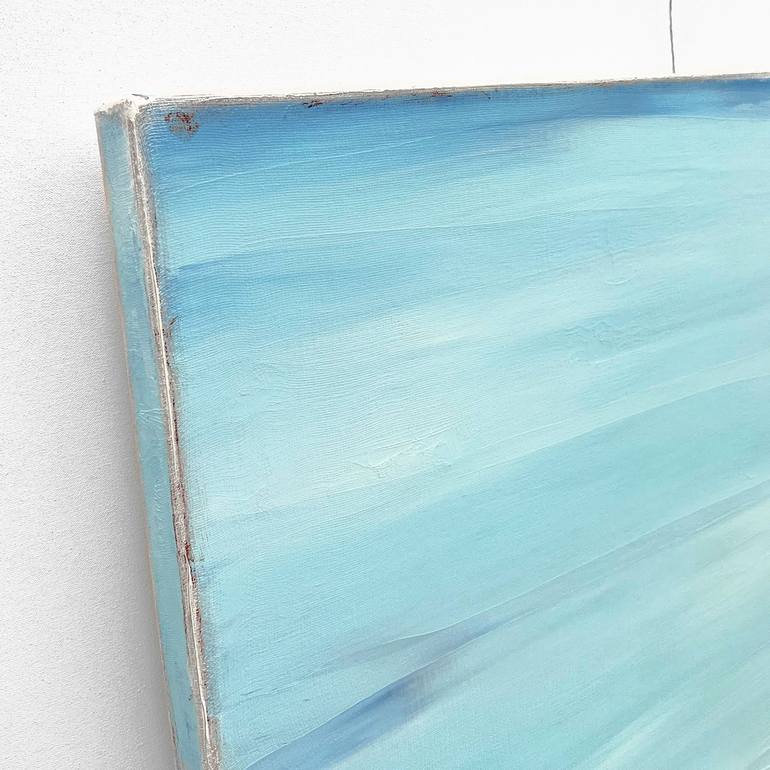 Original Abstract Beach Painting by Sabina D'Antonio