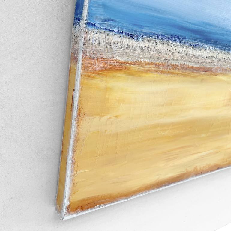 Original Abstract Beach Painting by Sabina D'Antonio