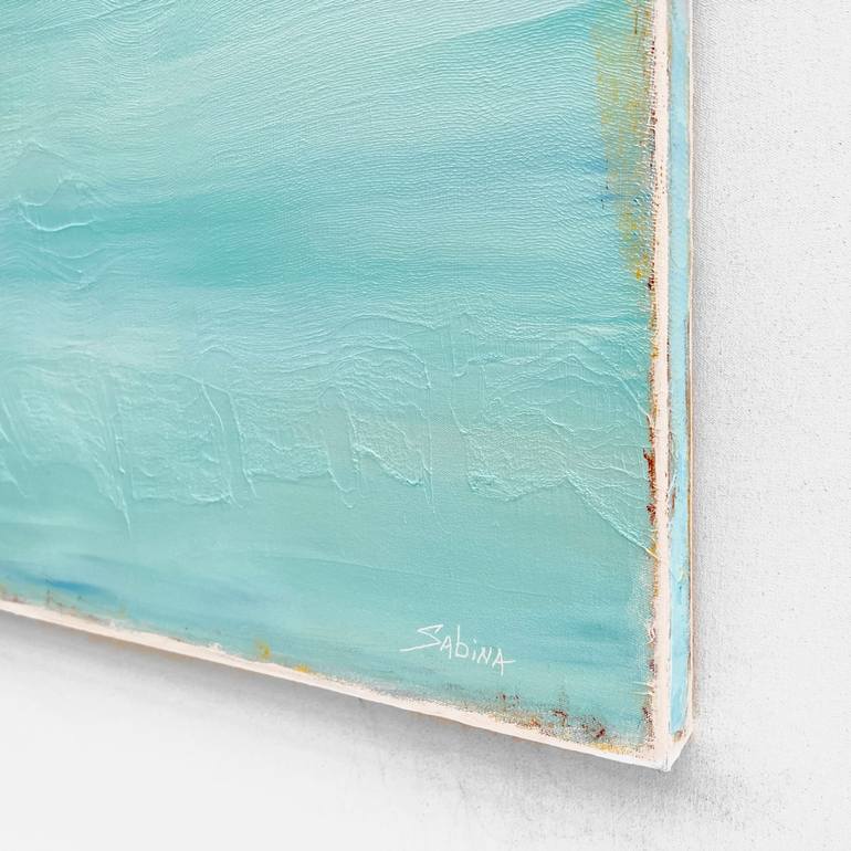 Original Abstract Seascape Painting by Sabina D'Antonio