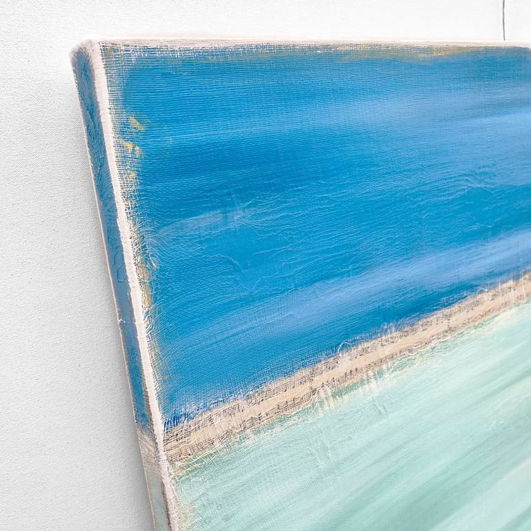 Original Abstract Seascape Painting by Sabina D'Antonio