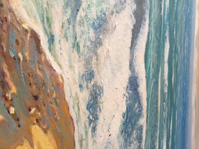 Original Expressionism Seascape Painting by Sandro  Mulinacci