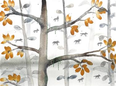 Original Modern Nature Paintings by Nynke Kuipers