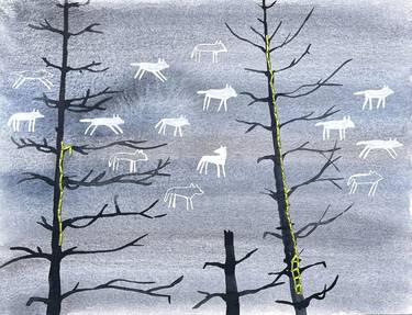 Original Contemporary Nature Drawings by Nynke Kuipers