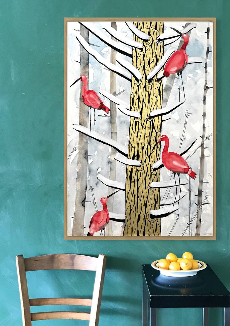 Original Figurative Animal Drawing by Nynke Kuipers