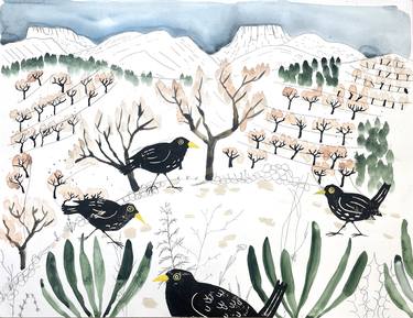 Original Figurative Animal Drawing by Nynke Kuipers