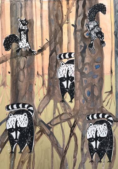 Original Figurative Animal Drawing by Nynke Kuipers