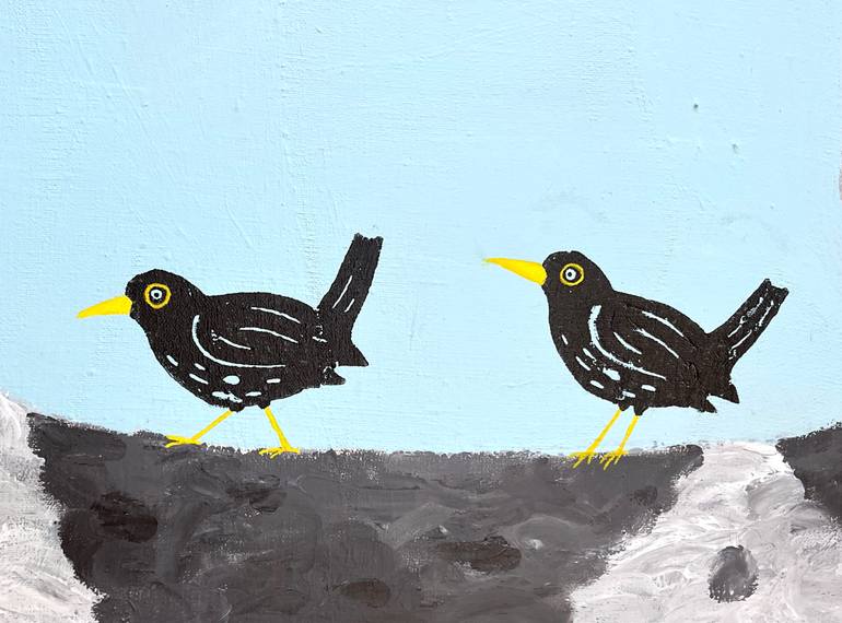 Original Figurative Animal Painting by Nynke Kuipers