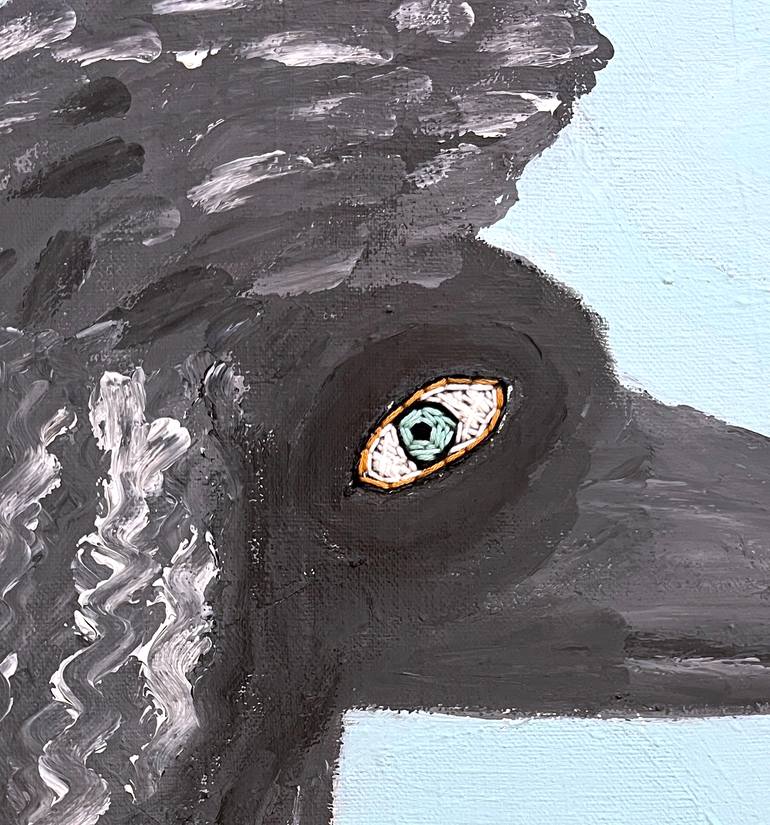 Original Figurative Animal Painting by Nynke Kuipers