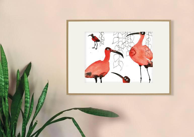 Original Expressionism Animal Drawing by Nynke Kuipers