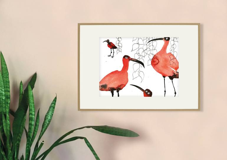 Original Animal Drawing by Nynke Kuipers