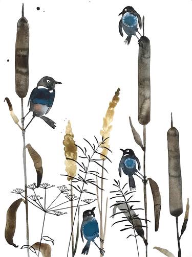 Original Nature Drawings by Nynke Kuipers
