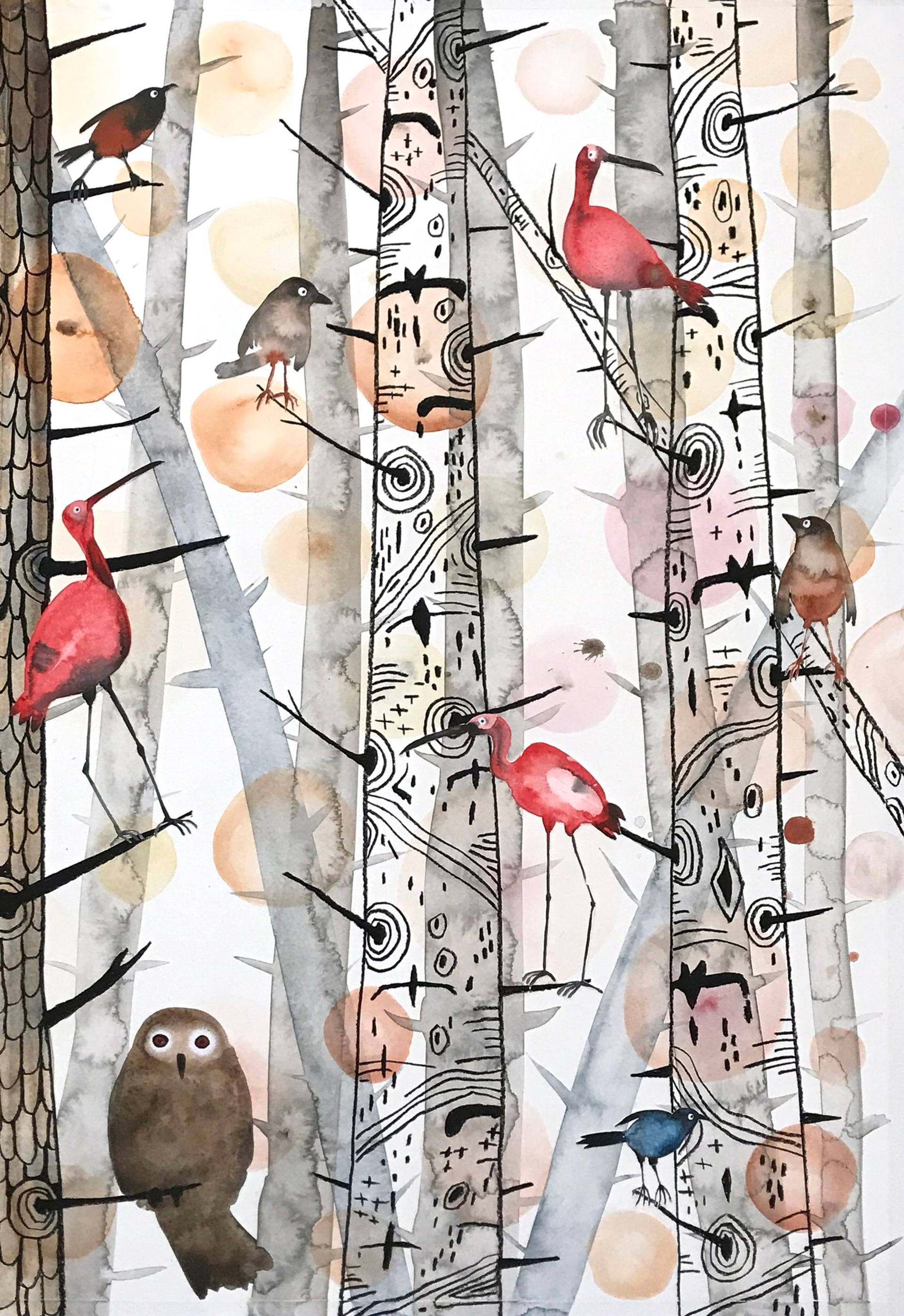 絵画 Dancing Bird #001 高額売筋】 Dancing Bird #001 絵画 - 絵画