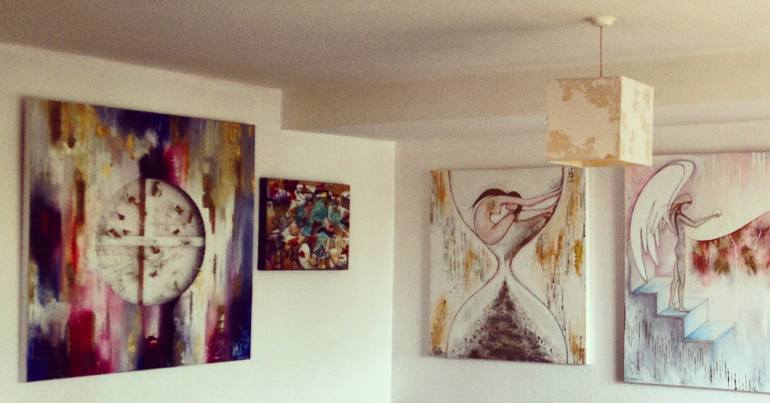 Original Modernism Abstract Painting by Charlotte Esposito